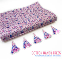 Cotton Candy Trees - Sheet & Matching Planar Resins, Mini Bundle