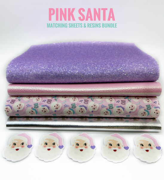 Pink Santa - Matching Sheets & Resins Bundle