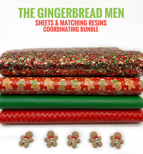 The Gingerbread Men - Sheets & Matching Resins, Co-ordinating Bundle