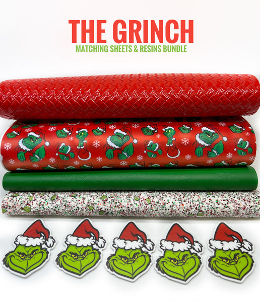 The Grinch - Sheets & Matching Planar Resins, Co-ordinating Bundle