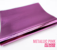 Metallic Smooth Faux Leather