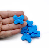 Silicone Beads - Butterfly FOCALS 2pcs