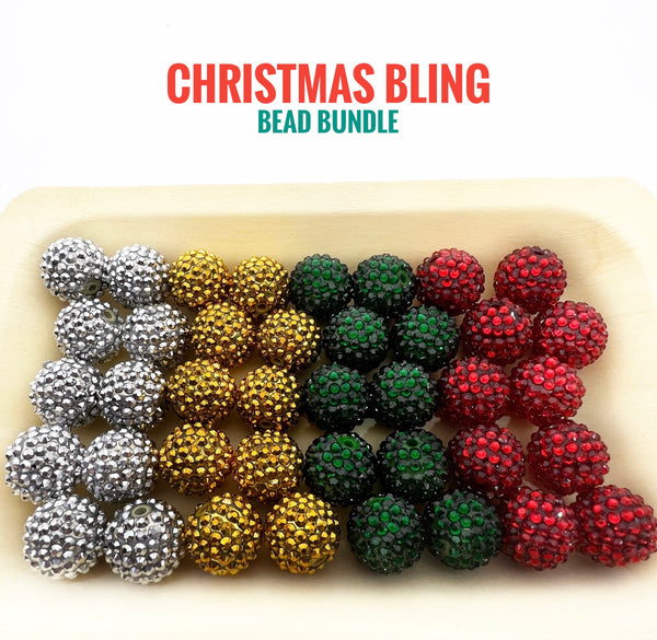 Christmas Bling Bead Bundle