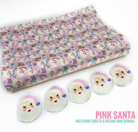 Pink Santa - Sheet & Matching Planar Resins, Mini Bundle