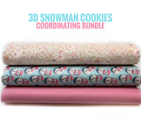 3D Snowman Cookies - Coordinating bundle