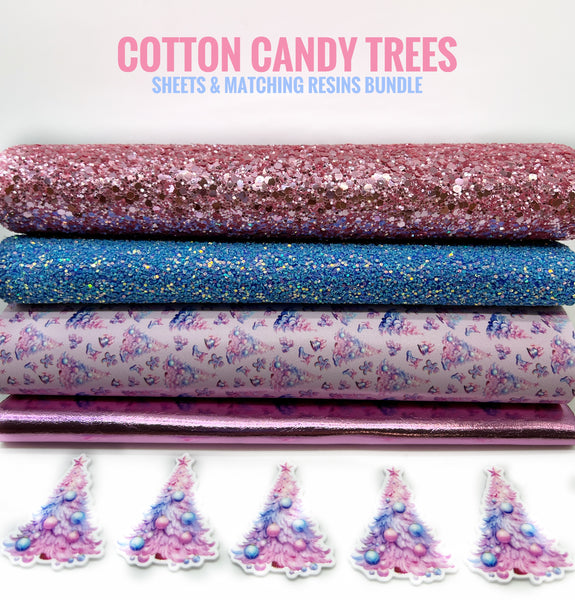 Cotton Candy Trees - Sheets & Matching Resins, Co-ordinating Bundle