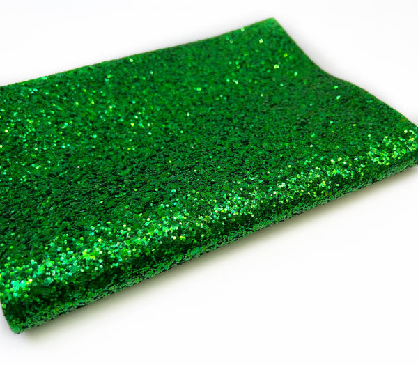 Emerald Green Luxe Chunky Glitter (Felt backed)