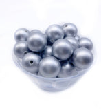 12mm Bubblegum Beads - PEARL