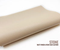 Matt Litchi Faux Leather