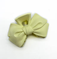 Bowknot Shaped Claw Clips - Neutrals 2pcs