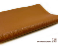 Matt Litchi Faux Leather