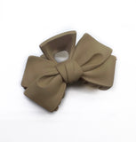 Bowknot Shaped Claw Clips - Neutrals 2pcs