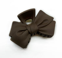 Bowknot Shaped Claw Clips - Neutrals 2pcs