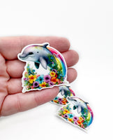 Dolphin Rainbow - Planar Resins 5pcs