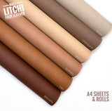 Matt Litchi Faux Leather