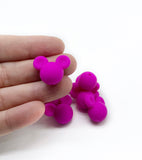 Silicone Beads - Mickey FOCALS 2pcs