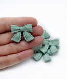 Bow Shape Resin Embellishment Flatbacks - 5pcs