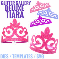 Deluxe Tiara - DIGITAL DOWNLOAD / SVG