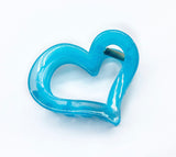 Jelly Heart shaped claw clips - 2pcs