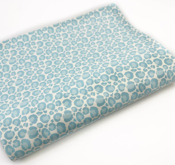 Spring Leopard Prints - Exclusive Custom Printed Smooth Faux Leather