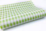 Gingham Printed Litchi Faux Leather  - CLEARANCE $1.50 per SHEET!