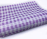 Gingham Printed Litchi Faux Leather  - CLEARANCE $1.50 per SHEET!