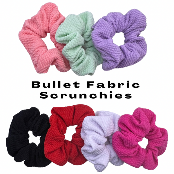 Bullet Fabric Scrunchies 2pcs