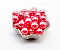 12mm Bubblegum Beads - PEARL