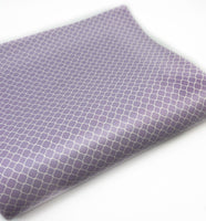 Quatrefoil Pattern- Exclusive Custom Printed Smooth Faux Leather - CLEARANCE $1.50 per SHEET!