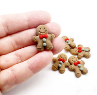 Gingerbread Man Resin Embellishments