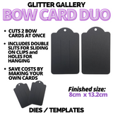 Bow Display Card Duo DIE