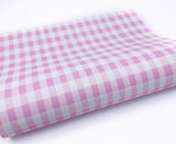 Gingham Printed Litchi Faux Leather  - CLEARANCE $1.50 per SHEET!